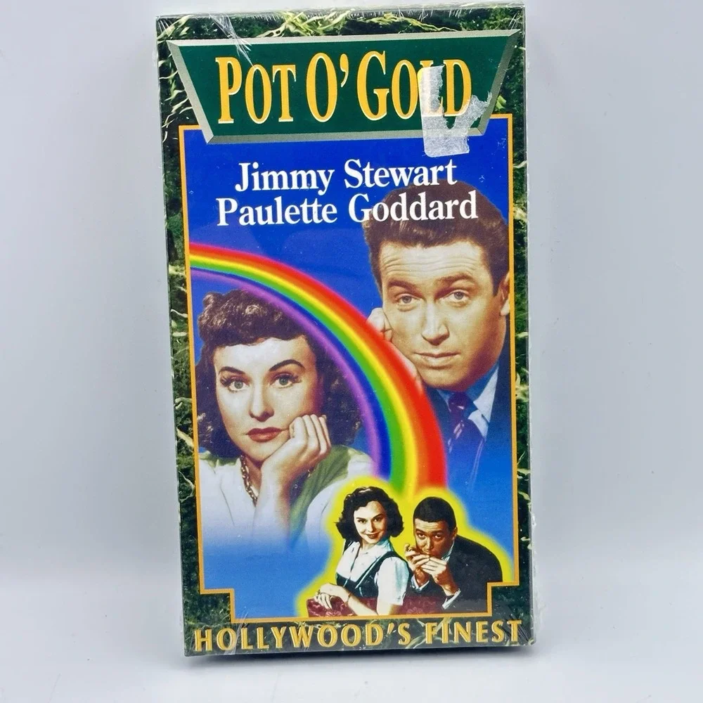POT O' GOLD JIMMY STEWART PAULETTE GODDARD VHS FACTORY SEALED